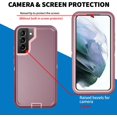 thumbnail image 4 of WWS-Defender Case for Samsung Galaxy S21 FE 5G, Galaxy S21 FE 5G Phone Case Heavy Duty Shockproof Dustproof 3 in 1 Rugged Protective Bumper Cover for S21 FE 5G Purple(Without Screen Protector), 4 of 4