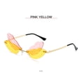 thumbnail image 3 of 1PC Personalized Retro Steampunk Frameless Gradient Transparent Sunglasses, 3 of 3