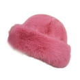thumbnail image 4 of Gorro cosaco, gorro ruso, cómodo gorro Y2K, resistente al viento, cálido y abrigado. Rosa, 4 of 9