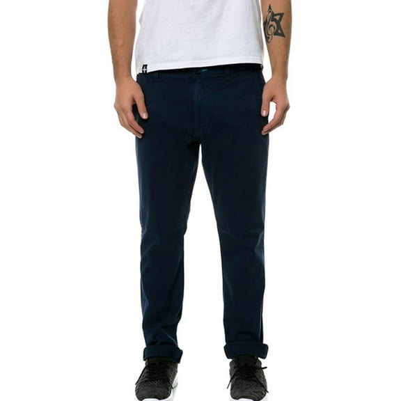 Fourstar Clothing Mens The Fourstar Carroll Casual Chino Pants, Blue, 30W x 32L