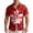 19-Red, variant on IWRICH Men's Hawaiian Shirts Casual Canadian Maple Leaf Print Shirts Short Sleeve Button down Shirts 19-Red XL