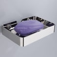 thumbnail image 4 of TISHITA 6xCreative Soap Box Rustproof for Shower Soap Shampoo Storage Rack 13.5x9.5x2.6cm, 4 of 8