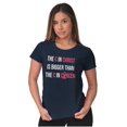 thumbnail image 3 of Christian Pink Ribbon Breast Cancer Womens Slim Fit Graphic Tee Brisco Brands X, 3 of 5