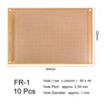 thumbnail image 2 of Unique Bargains 12x18cm Single Side Universal Paper Printed Circuit Board for DIY Solder 10pcs, 2 of 3