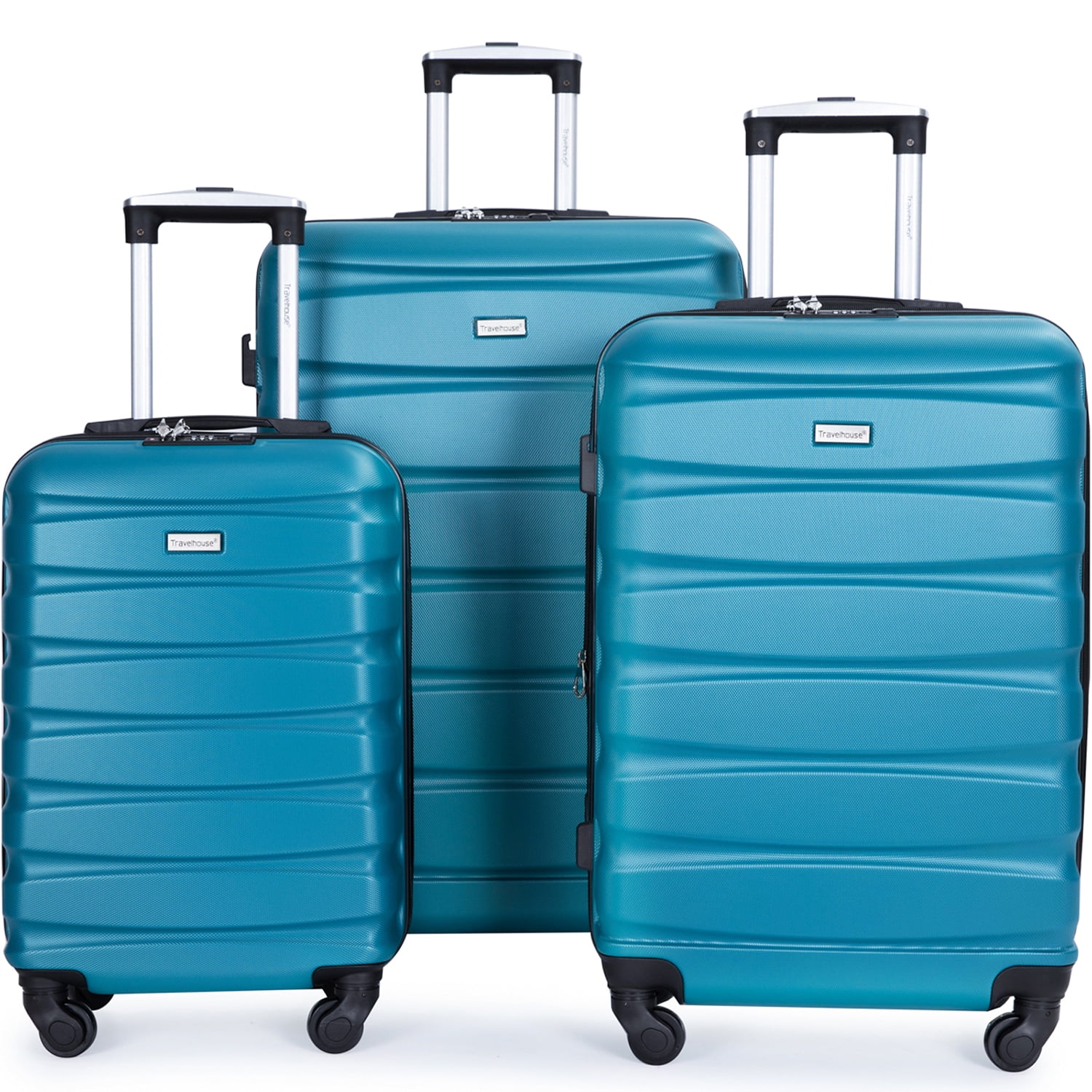 Carry On Luggage Set of 3, Expandable Luggage Travel Bag Set for