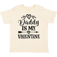thumbnail image 3 of Inktastic Daddy is My Valentine Holiday Girls Toddler T-Shirt, 3 of 5