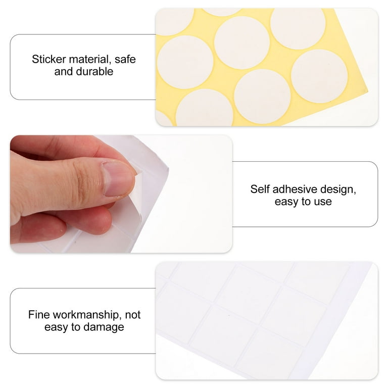 400 Pcs Double-sided Dispensing Wall Sticky for Hanging Tape Acrylic  Mounting