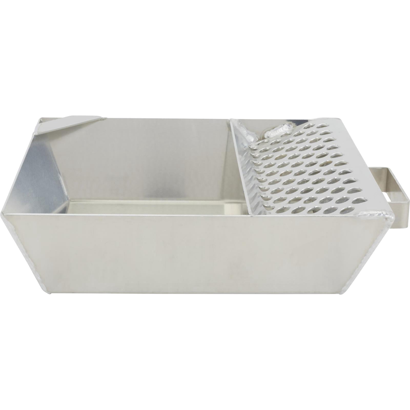 Speedway Motors Aluminum 6 Qt Oil Drain Drip Pan for Quick Change Units with Built-In Gear Drip Tray, Corner Pour Spout and Welded Handle, Lightweight