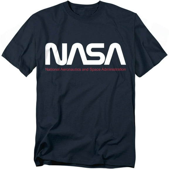 NASA T-Shirt Insignia Navy Unisex Graphic Tee for Men & Women