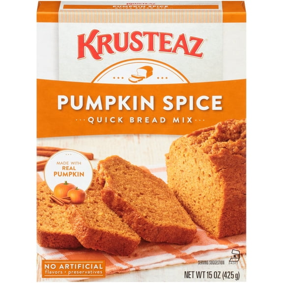Krusteaz® Pumpkin Spice Quick Bread Mix 15 oz. Box