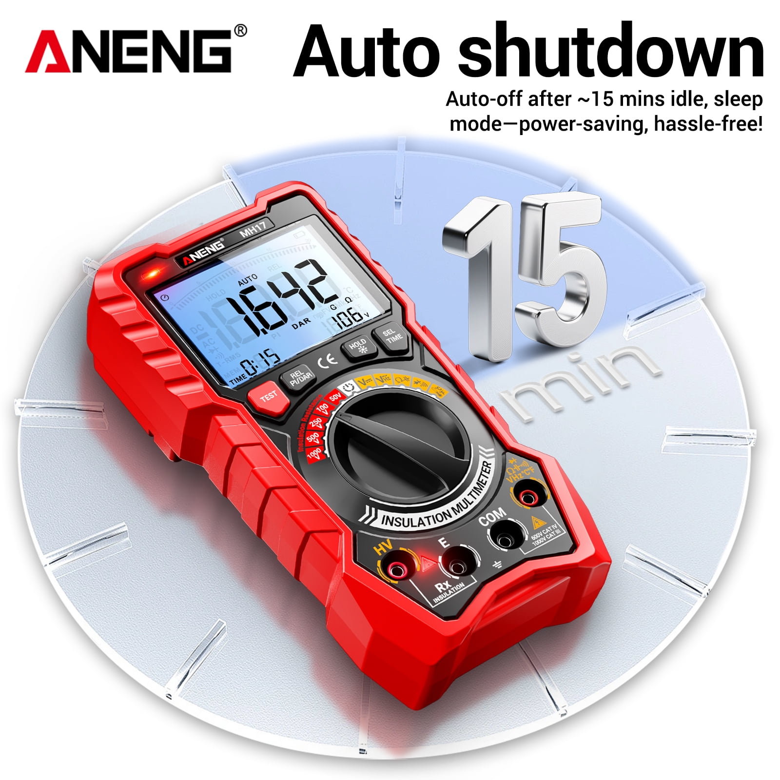 ANENG MH17 2-in-1 Insulation Multimeter and Digital Megohmmeter