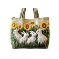 thumbnail image 2 of Hogar y cocina, Almacenamiento y organización, Bolsa de tela acolchada con diseño de conejito de Pascua, 2 of 7