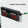 thumbnail image 3 of Battery Digital Score Battery Battery Portable 1.8 Pulgadas LED De 6 Dígitos Para Fútbol De Fútbol Deportivo De Fiesta De Fiesta, 3 of 7