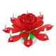 thumbnail image 2 of Rotating Music Lotus Cake Candle Birthday Party Magical Flower Blossom Candle, 2 of 5