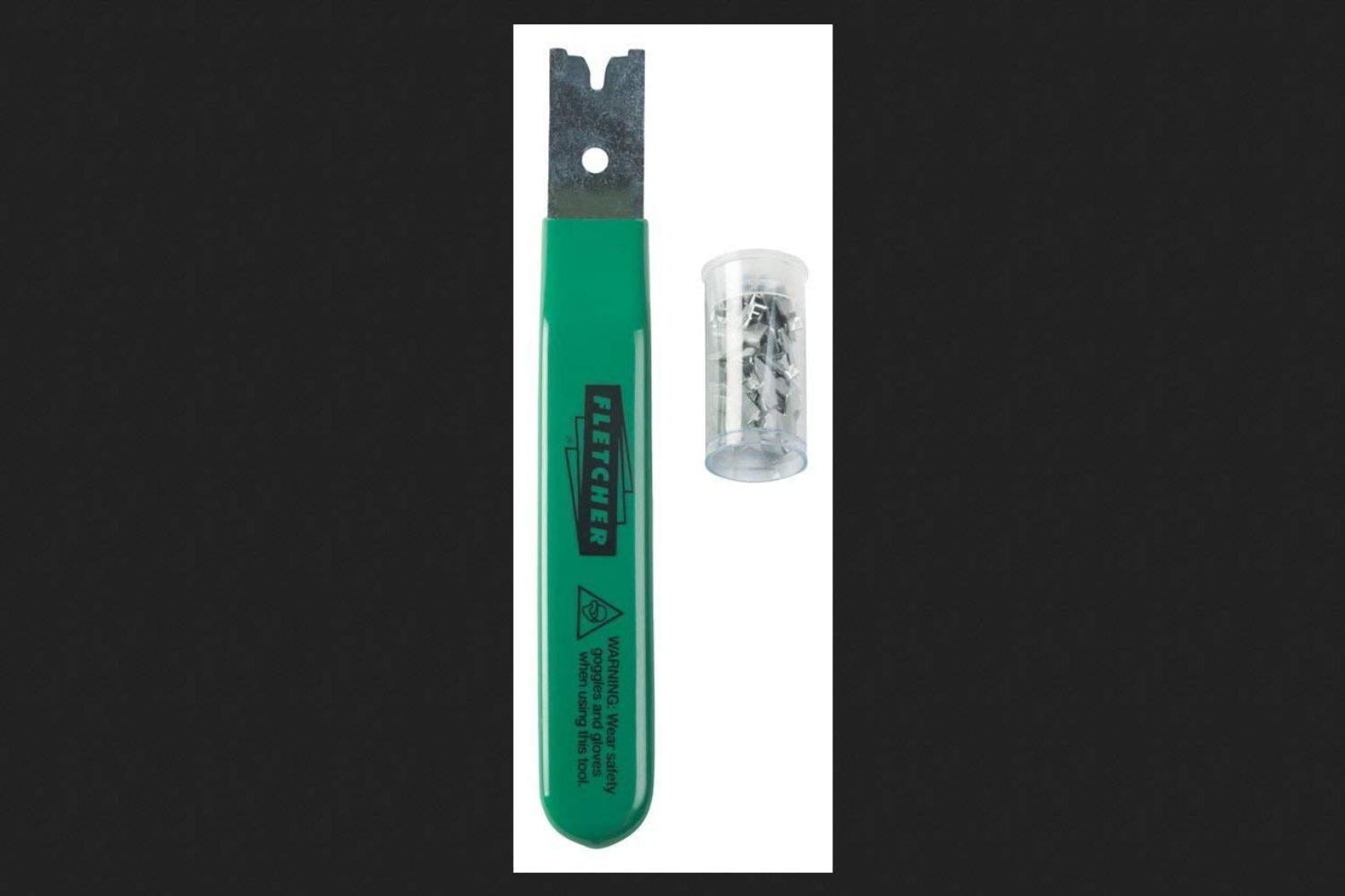 FletcherTerry Push Mate and Glazier's Points point driver tool