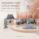 thumbnail image 4 of Circuito de tren de madera Comfy Cubs, juguete para niños pequeños de 30 piezas, 4 of 7