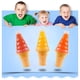 thumbnail image 4 of Injueey Molde lavable para hacer helados para niños, moldes de cono de postre para nevera y congelador de verano, accesorios artesanales para Mostrada Rosa, 4 of 6
