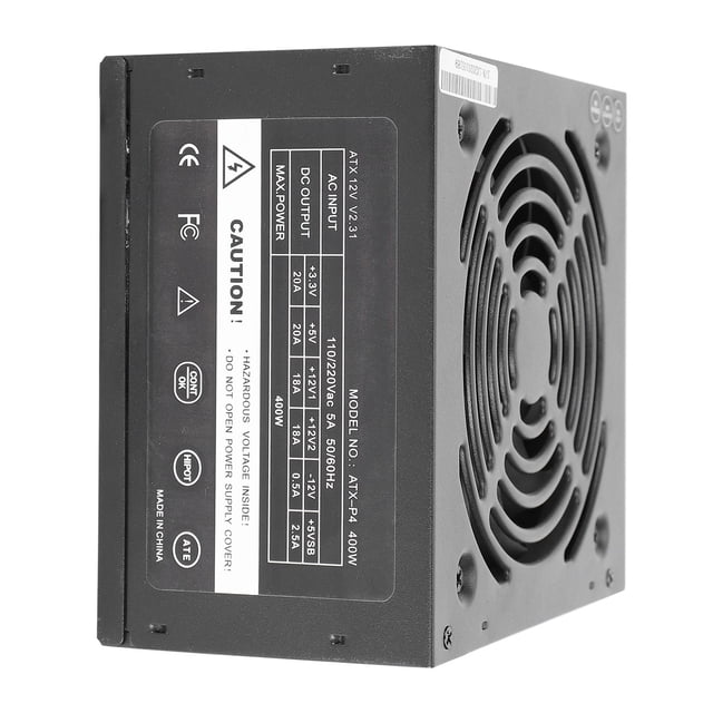 Fuente De Alimentación Para Computadora, Potentes Accesorios Para Computadora De Bajo Ruido De 400 W, Para Computadora De Escritorio, Oficina En Casa