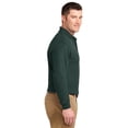 thumbnail image 3 of Port Authority K500LS Long Sleeve Silk Touch Polo Shirt - Dark Green - XXX-Large, 3 of 6