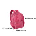 thumbnail image 3 of TOPRenddon Clear Mesh Backpack for Beach & Stadium – Extra Large Transparent Nylon Bag with Security Checkpoint Approval, 3 of 8