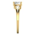 thumbnail image 3 of 1 ctw Solitaire Anniversary Ring for Women | Heart Cut Zirconia Diamond | Hyperallergenic Solid 14K Yellow Gold, 3 of 5