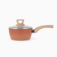 thumbnail image 2 of Cacerola Con Tapa 18cm Terracota Recubrimiento Antiadherente con Polvo de Piedra Amercook, 2 of 3