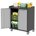 thumbnail image 4 of Heavy-Duty Metal Garage Storage Cabinet With Wheels, Sturdy And Durable Tool Storage Cabinet For Garage Office Home Organizer, 4 of 10