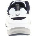 thumbnail image 3 of new balance men's mx624v2 casual comfort training shoe, white/navy, 12 d us, 3 of 7