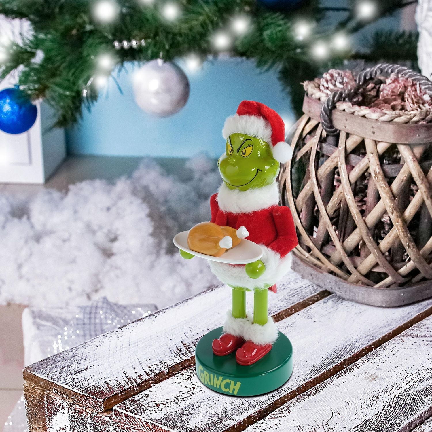 Casse-noisette en bois Dr Seuss THE GRINCH 2024 qui a volé Noël avec