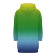 thumbnail image 4 of Bovemsi Sweatshirt for Women Long Zip Up Double Zipper Fleece Jacket Sweatshirts Fall Winter Fashion Clothes Zip Up Hoodie, 4 of 6