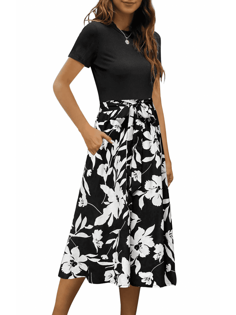 ladies midi dresses for Women Casual, Long & Party Wear Styles The flattering silhouette is enhanced by the wide waistband and pleated bust detailing Women's Midi Dresses | Ladies