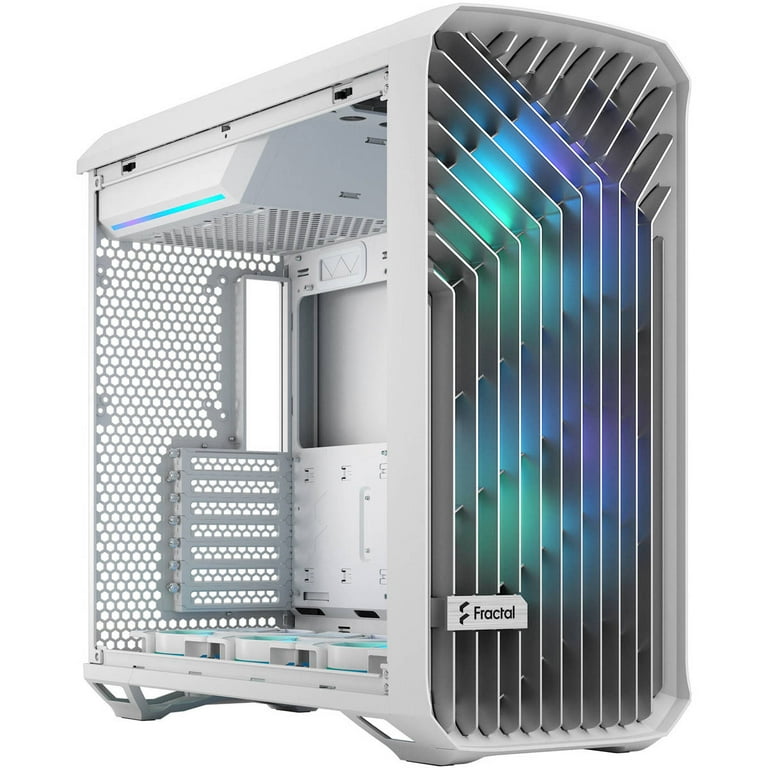 Fractal Design Torrent RGB White E-ATX Computer Case, Tempered