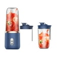 thumbnail image 1 of Licuadoras Infidev para batidos y exprimidor de frutas, recargables por USB con 6 cuchillas, licuadoras de mano para deportes, viajes y actividades al aire libre, liquidación, 1 of 2