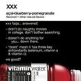 thumbnail image 3 of vitaminwater Electrolyte Enhanced Water with Vitamins, xxx Acai-Blueberry-Pomegranate, 20 Fl. Oz (Pack of 12), Packaging May Vary, 3 of 3