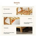 thumbnail image 4 of ColourTree Bamboo A-Frame Plant Shelf Stand 7 Tier for Indoor and Outdoor Use，Black, 4 of 4