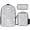 Color-1, variant on Nautical Themed Seamless Pattern 3Set Bags for TeenCasual Women Backpack Bookbag for Student