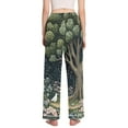 thumbnail image 3 of FORMRS Women's Pajama Pants with Pockets Soft Comfy Loungewear Sleep Bottom, Sizes S-2XL, Green Forest Scene, 3 of 8