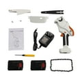 thumbnail image 2 of 6000rpm Cordless Handheld Chainsaw 550W Mini Chain Saw Efficient Heat Dissipation Power Chain Saws Garden Tools for Wood Cutting Forest Pruning Branches, 2 of 18