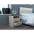 thumbnail image 5 of Mesa Noche Eter Rovere/Blanco Madera Aglomerada Excelsior, 5 of 5