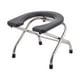 thumbnail image 5 of Asiento de inodoro plegable Asiento de inodoro en cuclillas Fácil de lavar Cómodo Inodoro resistente Altura 30cm, 5 of 9