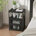 thumbnail image 4 of VECELO 2 Drawers Nightstand, Modern End Side Table with Storage Space for Living Room, Bedroom, Black, 4 of 14