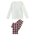 thumbnail image 4 of Parent-child Clothing  Christmas Pajamas Set  Long Sleeves + Trousers, Elk Pattern Festive Accessory, 4 of 10