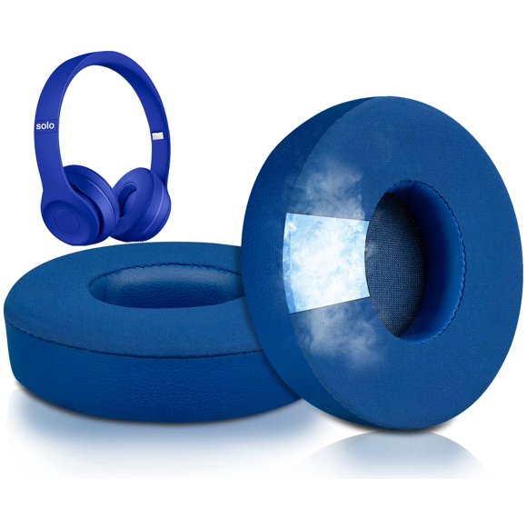 Almohadillas SoloWit para Beats Solo 2 y 3, gel refrescante, azul