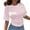 Pink, variant on Summer Tops for Women Technical Shirts Women T Shirts Casual Long Sleeved Tops Womens Athletic Long Sleeve Shirt Fitted Large T Solid Workout Short Sleeve Shirt Woman's Summer Pink S