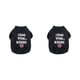 thumbnail image 3 of Greeniant Ropa para Mascotas Abrigos Chaqueta para Perros Multicolor Llamativo Lavable Multi-tamaño Cachorro Jersey Chaleco Negro XS 2piezas, 3 of 6
