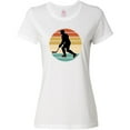 thumbnail image 3 of Inktastic Hockey Player Retro Sunset Women's T-Shirt, 3 of 5