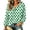 47# Green, variant on Boho Tops for Women Fall Long Sleeve Star Print Lace Up Peasant Blouse Flowy Casual Tie-Edge Bow-Front Ruffled Tee Dressy Vacation Tops Pink S