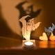thumbnail image 2 of Decoraciones de Halloween Artesanías de Madera Al Aire Libre, Velas Fantasma, Sombras Fantasma, Decoraciones de Fiesta de Wansheng Aterradoras, Decoraciones de Casa Y Sala de Estar, 2 of 5