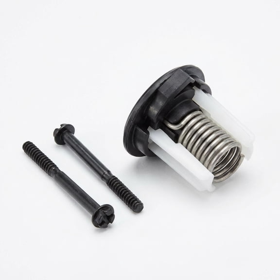 Halotronics Spring Cartridge Toilet Kit with Black Cap for Dometic EcoVac and Traveler RV Toilets