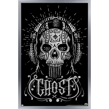 Call of Duty: Modern Warfare 2 – Ghost Calavera Wall Poster 14.725 x 22.375 Framed